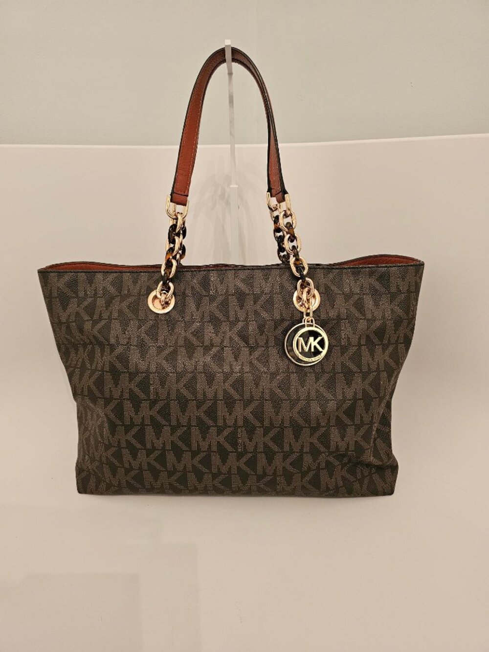 Michael Kors Cynthia Tote - Dark Brown